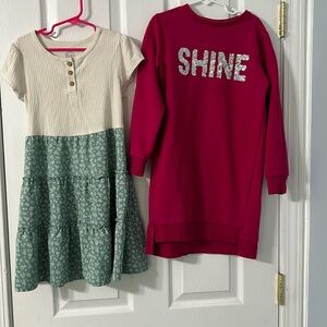 2 dresses by wonder nation size 6X